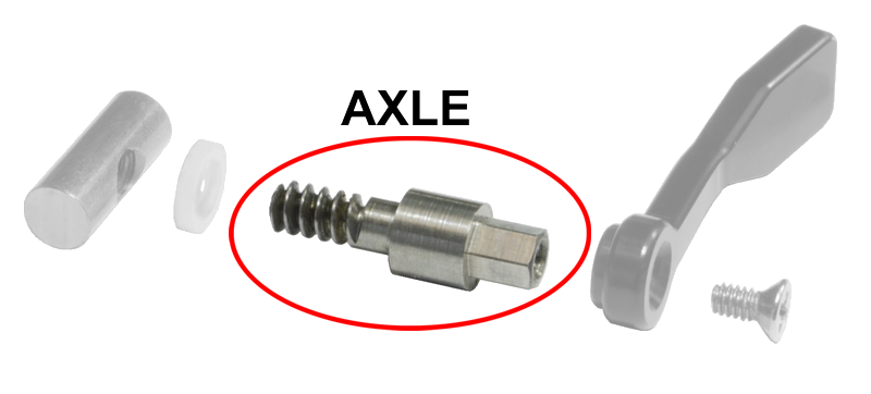 Axle for Braca Adjustable Shaft System