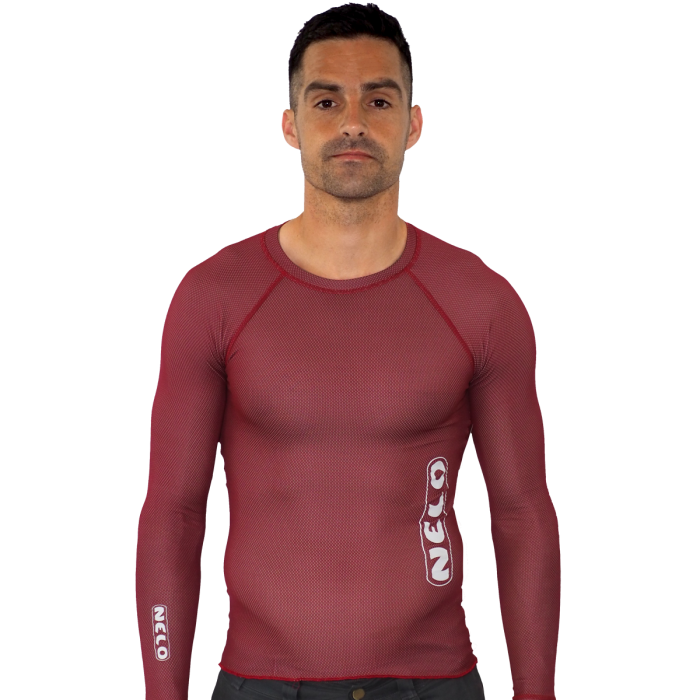 Nelo Long Sleeve: Red, Vemillion, Fuchsia