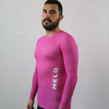 Nelo Long Sleeve: Red, Vemillion, Fuchsia